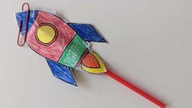 how to make a straw rocket kids blog​