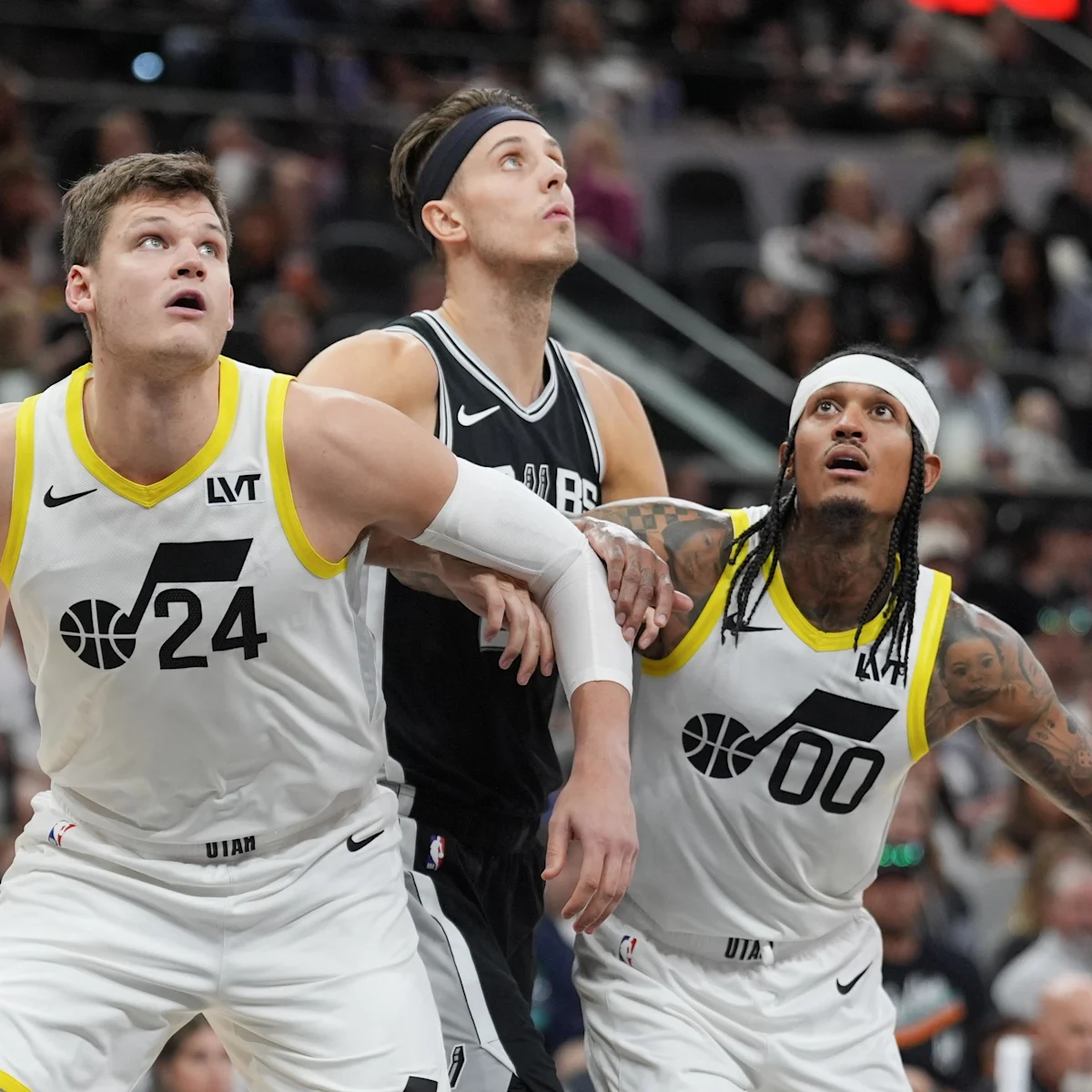 Utah Jazz vs San Antonio Spurs Match Player Stats