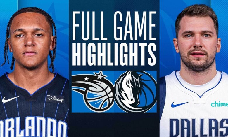 Dallas Mavericks vs Orlando Magic Match Player Stats