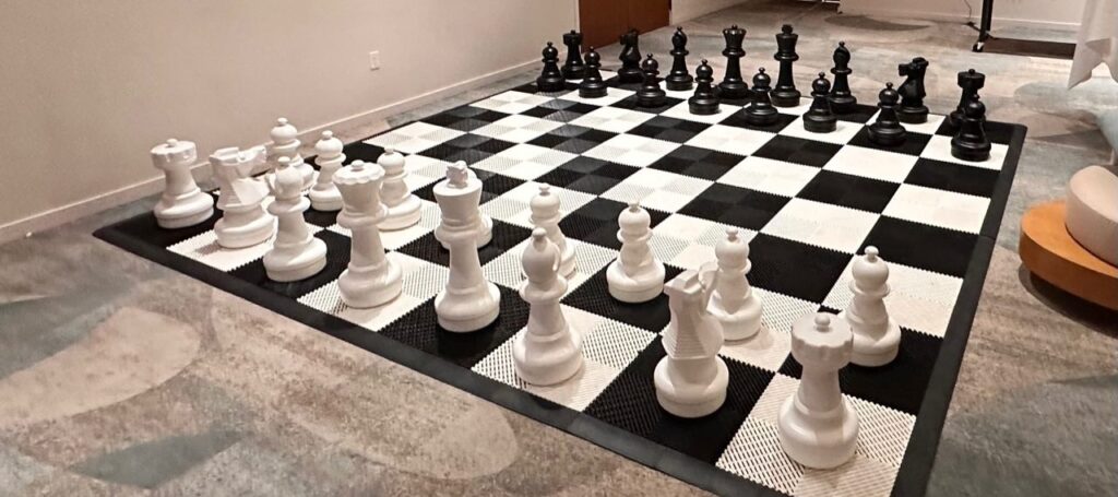 How the "8 by 8 Game Surface" Leads to the Chessboard Answer