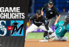 Seattle Mariners vs Miami Marlins Match Player Stats