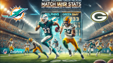 Miami Dolphins vs Green Bay Packers Match Player Stats