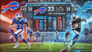 Buffalo Bills vs Detroit Lions Match Player Stats