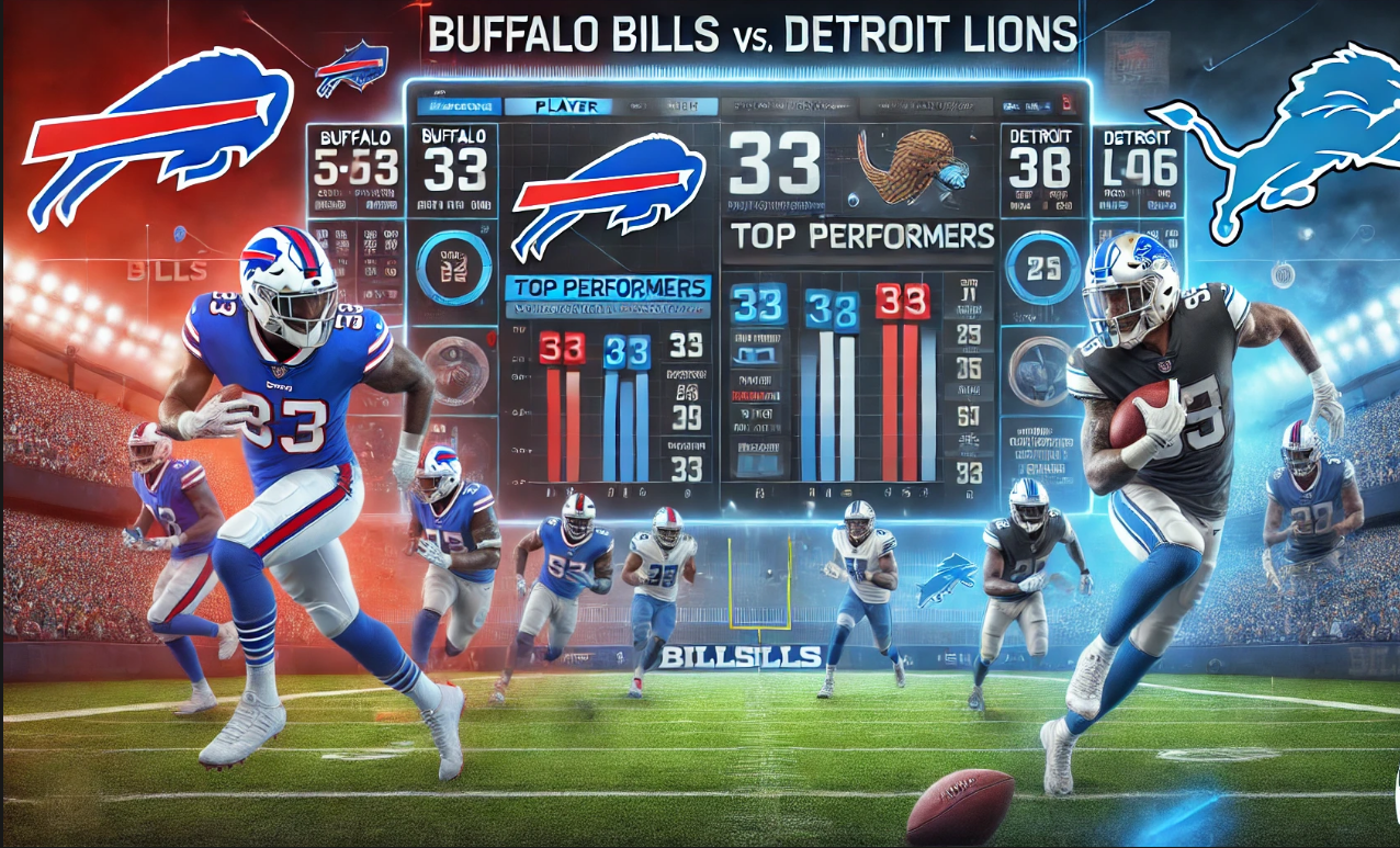 Buffalo Bills vs Detroit Lions Match Player Stats