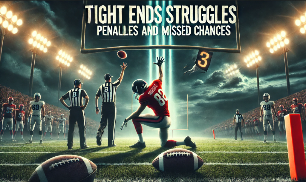 Tight Ends Struggles: Penalties and Missed Chances