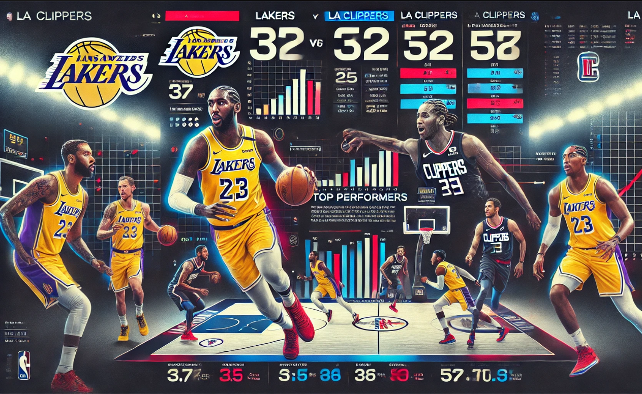 Lakers vs LA Clippers Match Player Stats