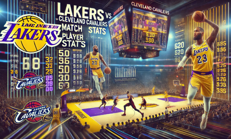 Lakers vs. Cleveland Cavaliers Match Player Stats