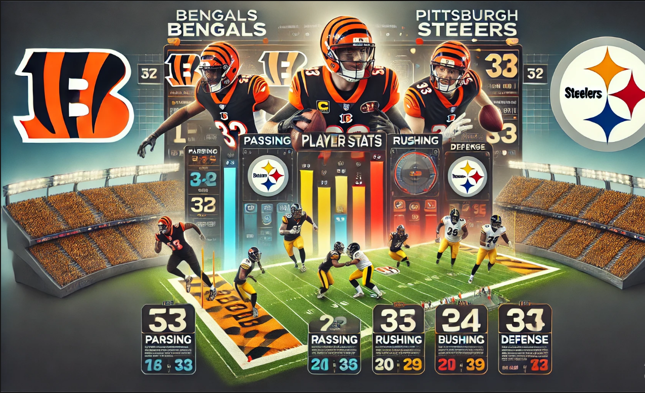 Bengals vs Pittsburgh Steelers Match Player Stats